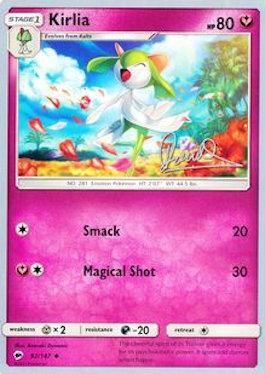 Kirlia (92/147) (Infinite Force - Diego Cassiraga) [World Championships 2017] | Card Merchant Takapuna