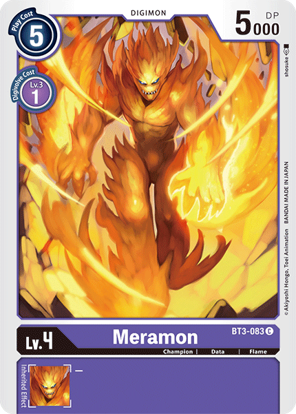 Meramon [BT3-083] [Release Special Booster Ver.1.5] | Card Merchant Takapuna