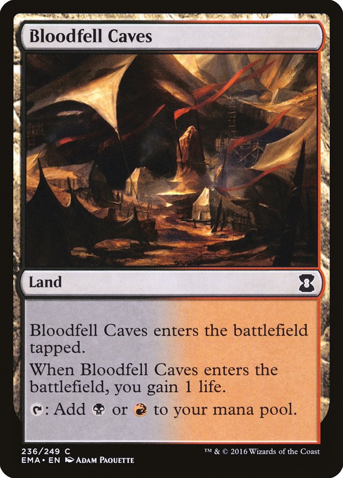 Bloodfell Caves [Eternal Masters] | Card Merchant Takapuna