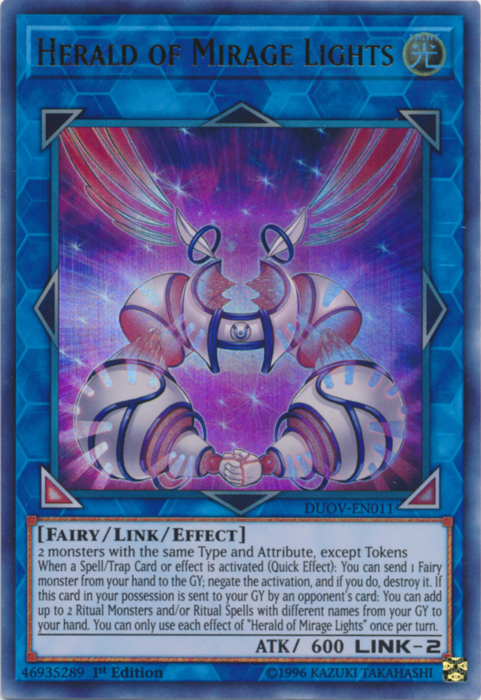 Herald of Mirage Lights [DUOV-EN011] Ultra Rare | Card Merchant Takapuna