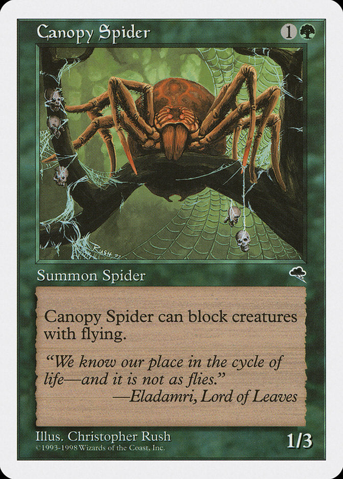 Canopy Spider [Anthologies] | Card Merchant Takapuna