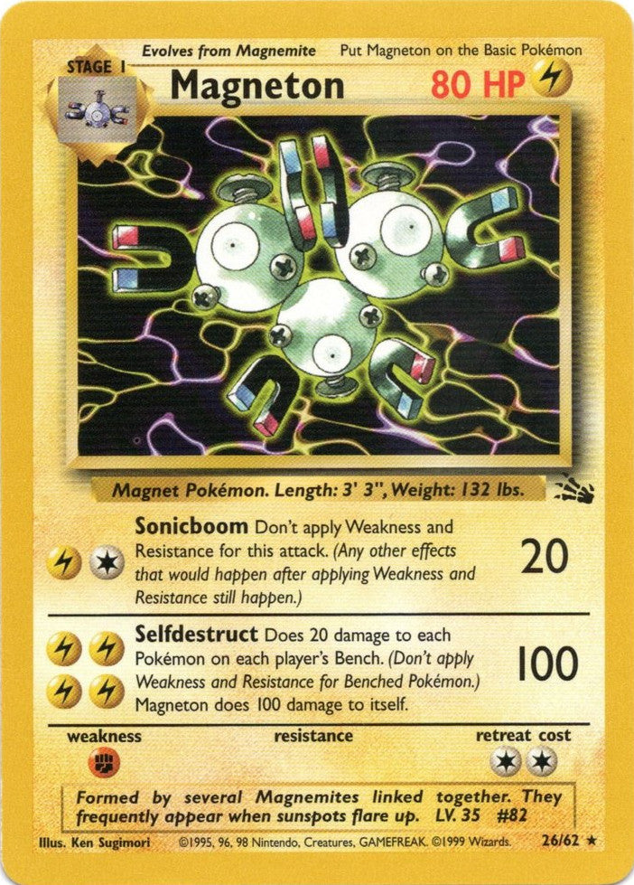 Magneton (26/62) [Fossil Unlimited] | Card Merchant Takapuna