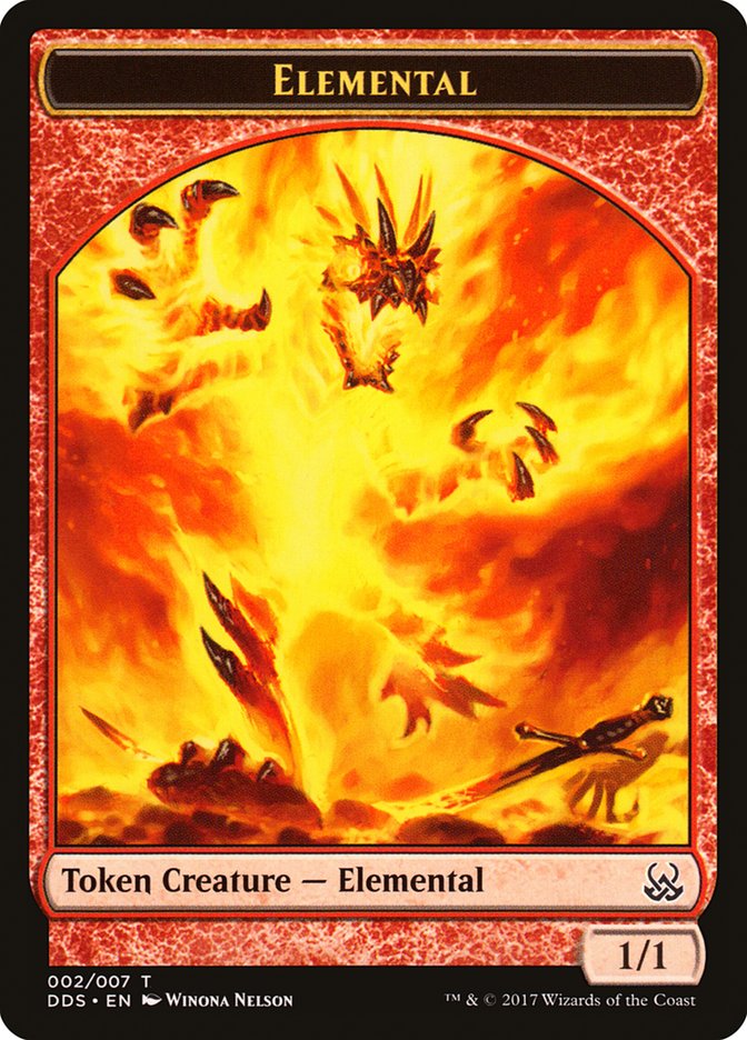 Elemental Token [Duel Decks: Mind vs. Might Tokens] | Card Merchant Takapuna