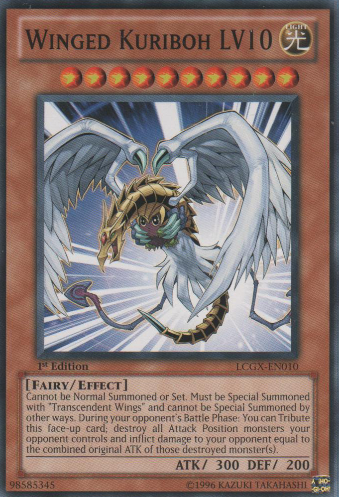 Winged Kuriboh LV10 [LCGX-EN010] Common | Card Merchant Takapuna