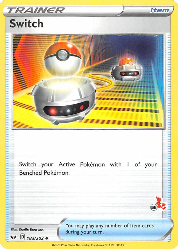 Switch (183/202) (Cinderace Stamp #58) [Battle Academy 2022] | Card Merchant Takapuna