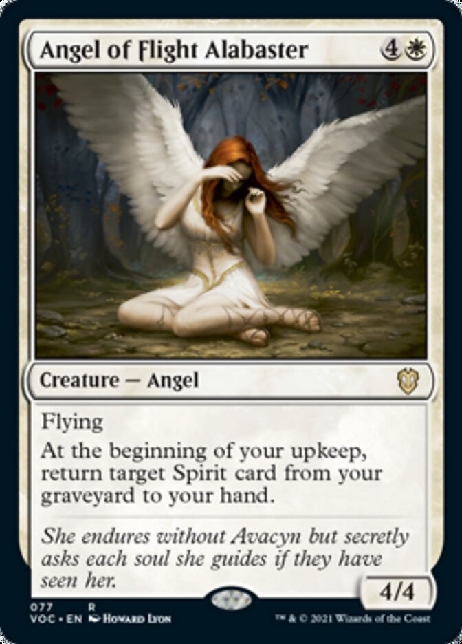 Angel of Flight Alabaster [Innistrad: Crimson Vow Commander] | Card Merchant Takapuna