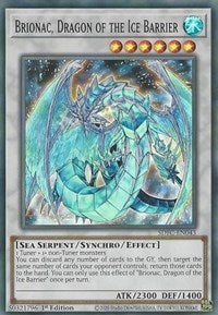 Brionac, Dragon of the Ice Barrier [SDFC-EN043] Super Rare | Card Merchant Takapuna