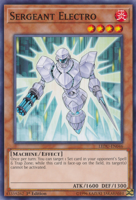 Sergeant Electro [LEDU-EN046] Common | Card Merchant Takapuna