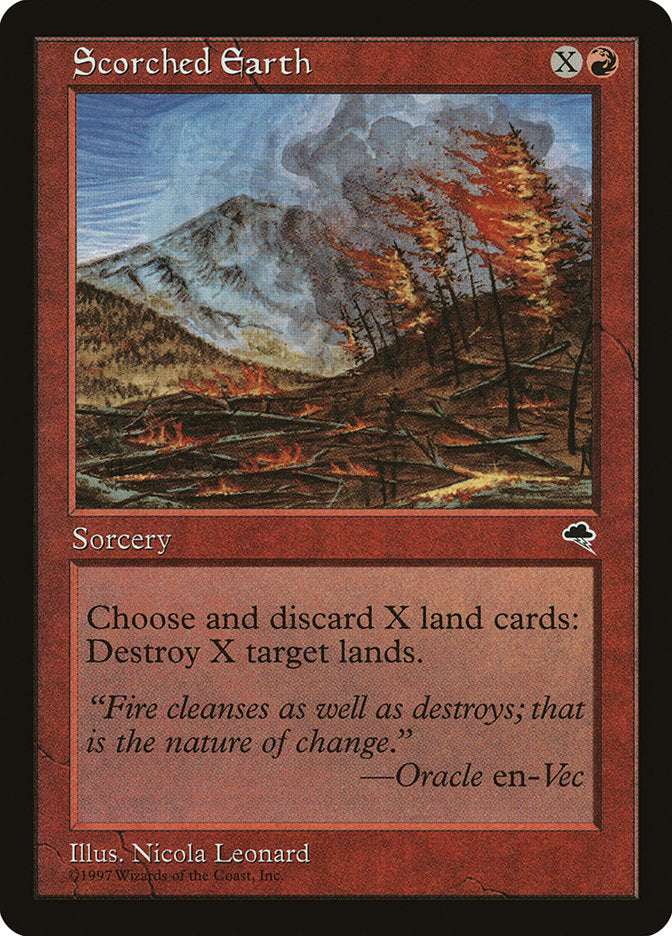 Scorched Earth [Tempest] | Card Merchant Takapuna