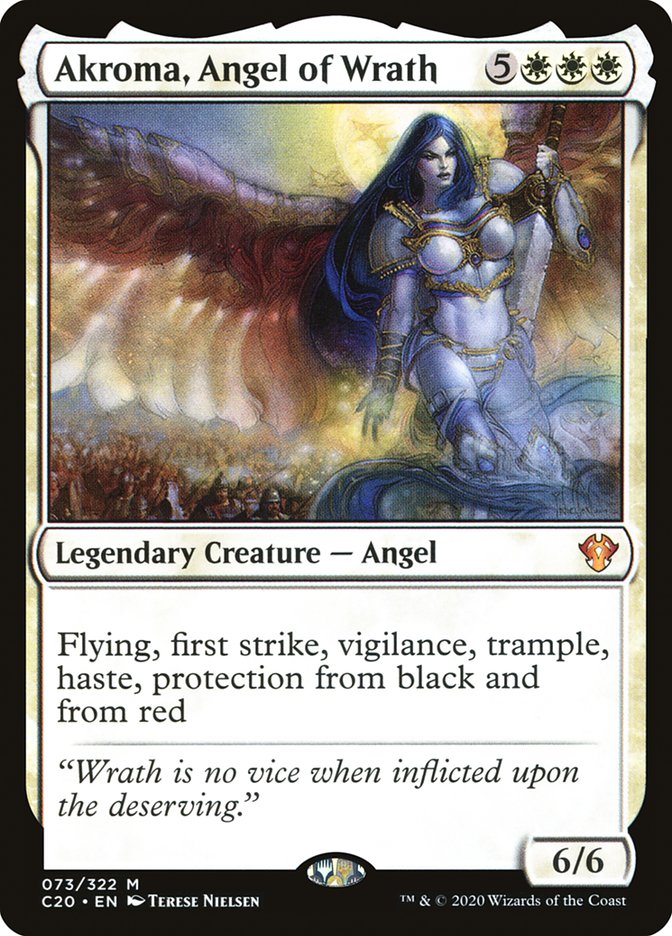 Akroma, Angel of Wrath [Commander 2020] | Card Merchant Takapuna