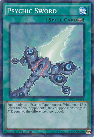 Psychic Sword [BP03-EN163] Shatterfoil Rare | Card Merchant Takapuna