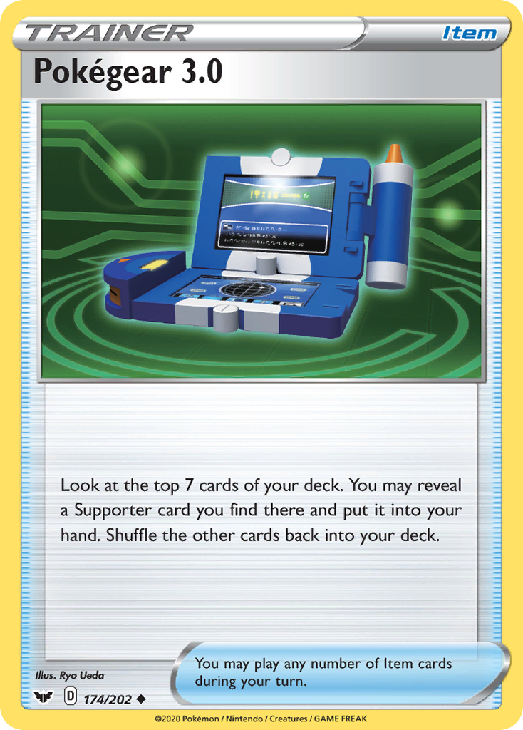 Pokegear 3.0 (174/202) [Sword & Shield: Base Set] | Card Merchant Takapuna