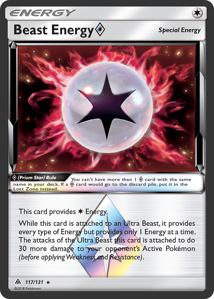 Beast Energy (117/131) (Prism Star) [Sun & Moon: Forbidden Light] | Card Merchant Takapuna