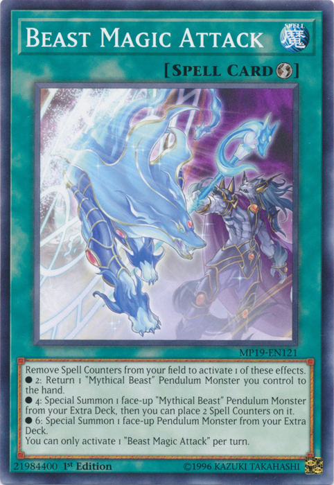 Beast Magic Attack [MP19-EN121] Common | Card Merchant Takapuna