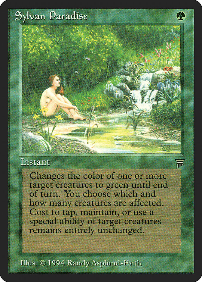 Sylvan Paradise [Legends] | Card Merchant Takapuna