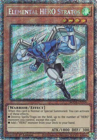 Elemental HERO Stratos [BODE-EN100] Starlight Rare | Card Merchant Takapuna