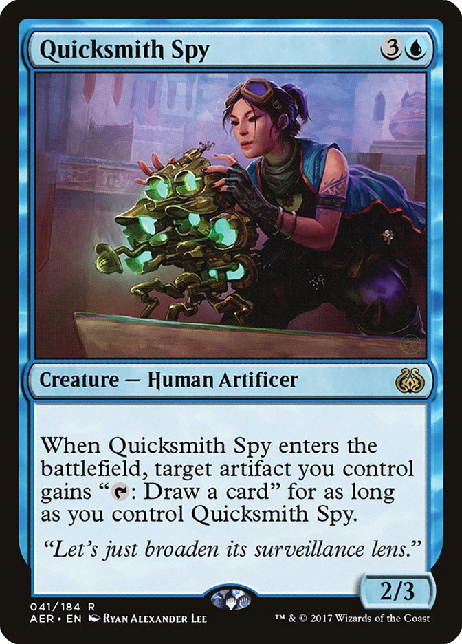 Quicksmith Spy [Aether Revolt] | Card Merchant Takapuna