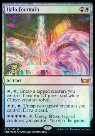 Halo Fountain [Streets of New Capenna Prerelease Promos] | Card Merchant Takapuna