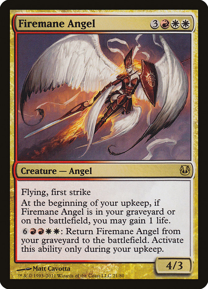 Firemane Angel [Duel Decks: Ajani vs. Nicol Bolas] | Card Merchant Takapuna