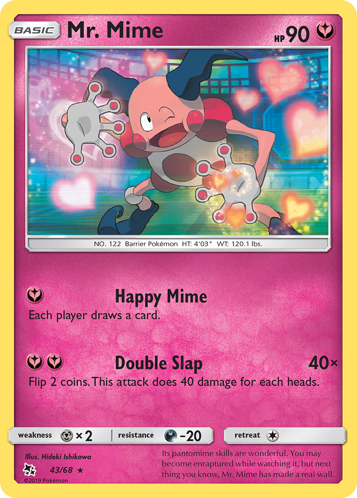 Mr. Mime (43/68) [Sun & Moon: Hidden Fates] | Card Merchant Takapuna