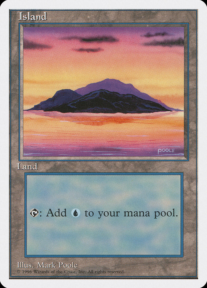 Island (Dark Clouds, Signature on Bottom Right) [Introductory Two-Player Set] | Card Merchant Takapuna