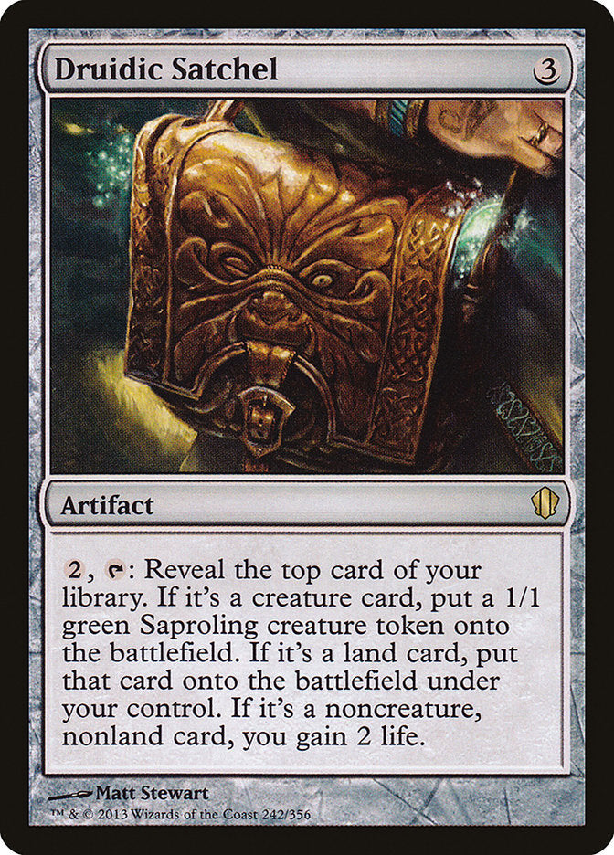 Druidic Satchel [Commander 2013] | Card Merchant Takapuna