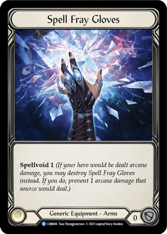 Spell Fray Gloves [CHN006] (Monarch Chane Blitz Deck) | Card Merchant Takapuna