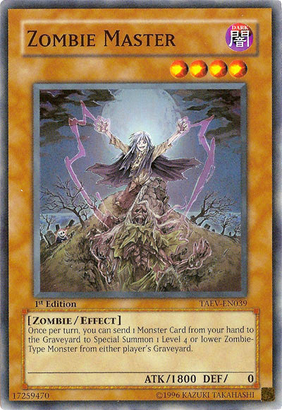 Zombie Master [TAEV-EN039] Super Rare | Card Merchant Takapuna