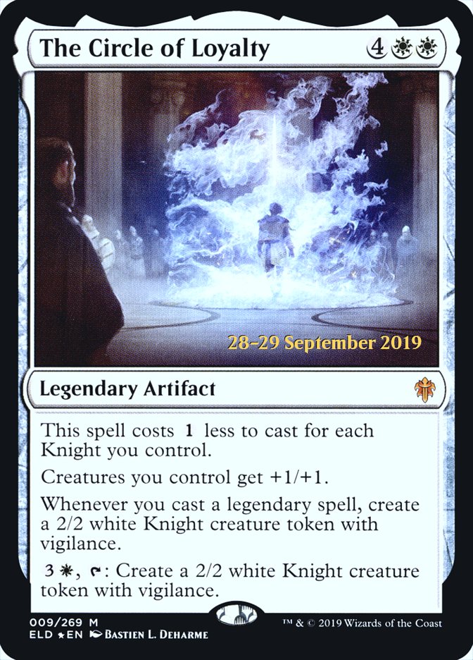 The Circle of Loyalty [Throne of Eldraine Prerelease Promos] | Card Merchant Takapuna