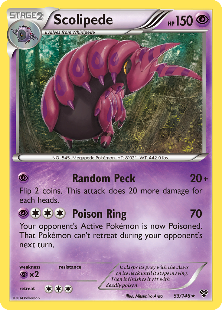 Scolipede (53/146) [XY: Base Set] | Card Merchant Takapuna