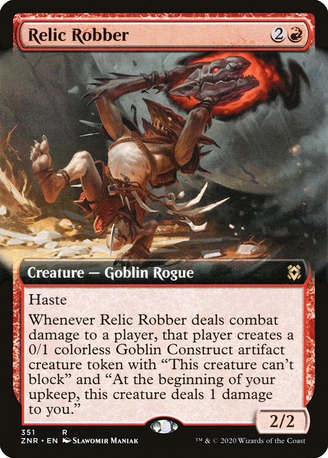 Relic Robber (Extended Art) [Zendikar Rising] | Card Merchant Takapuna