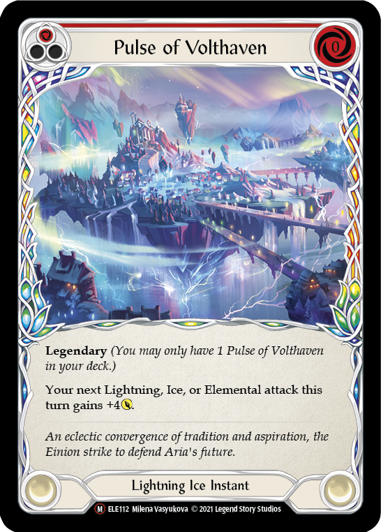 Pulse of Volthaven [U-ELE112] (Tales of Aria Unlimited)  Unlimited Normal | Card Merchant Takapuna