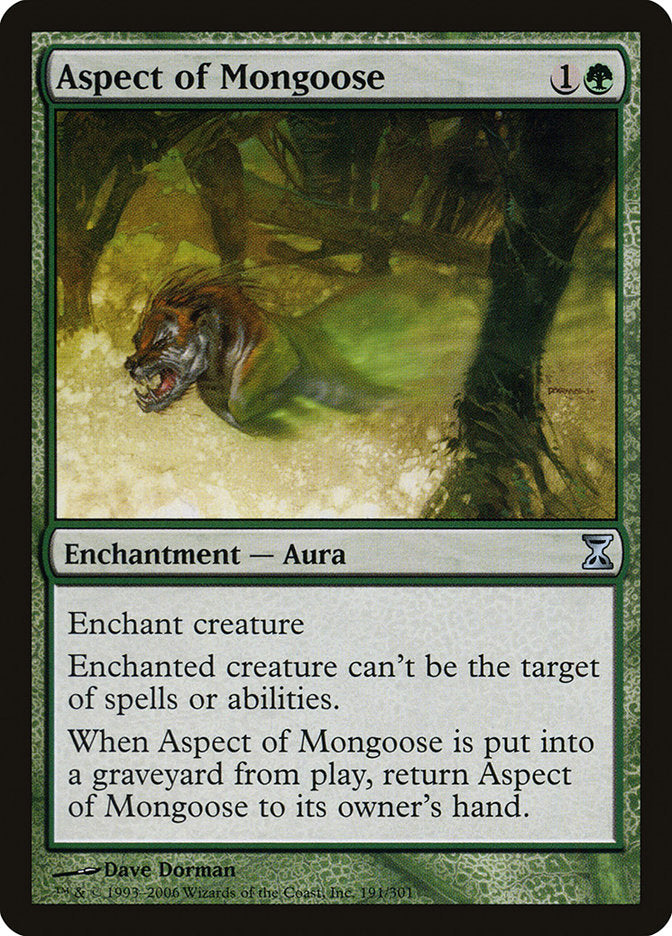 Aspect of Mongoose [Time Spiral] | Card Merchant Takapuna