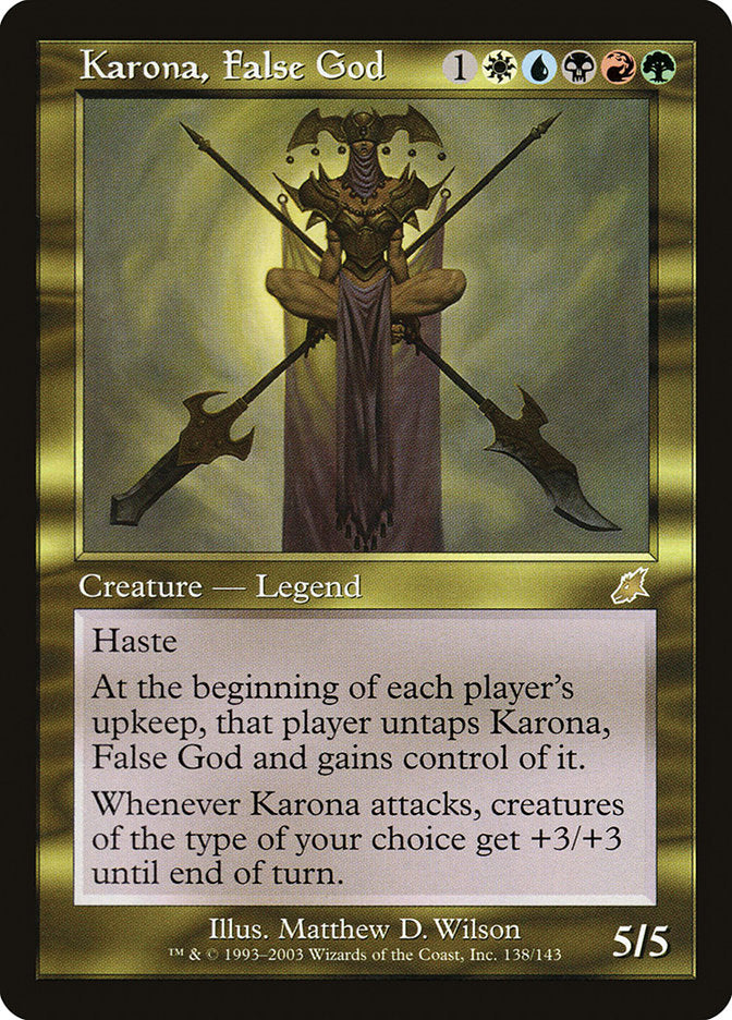 Karona, False God [Scourge] | Card Merchant Takapuna