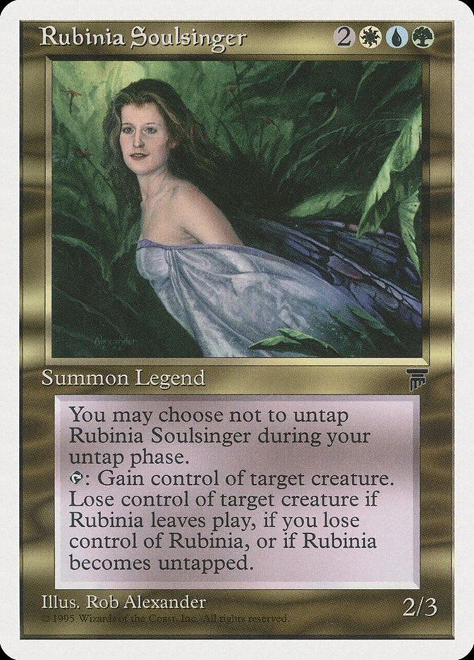 Rubinia Soulsinger [Chronicles] | Card Merchant Takapuna