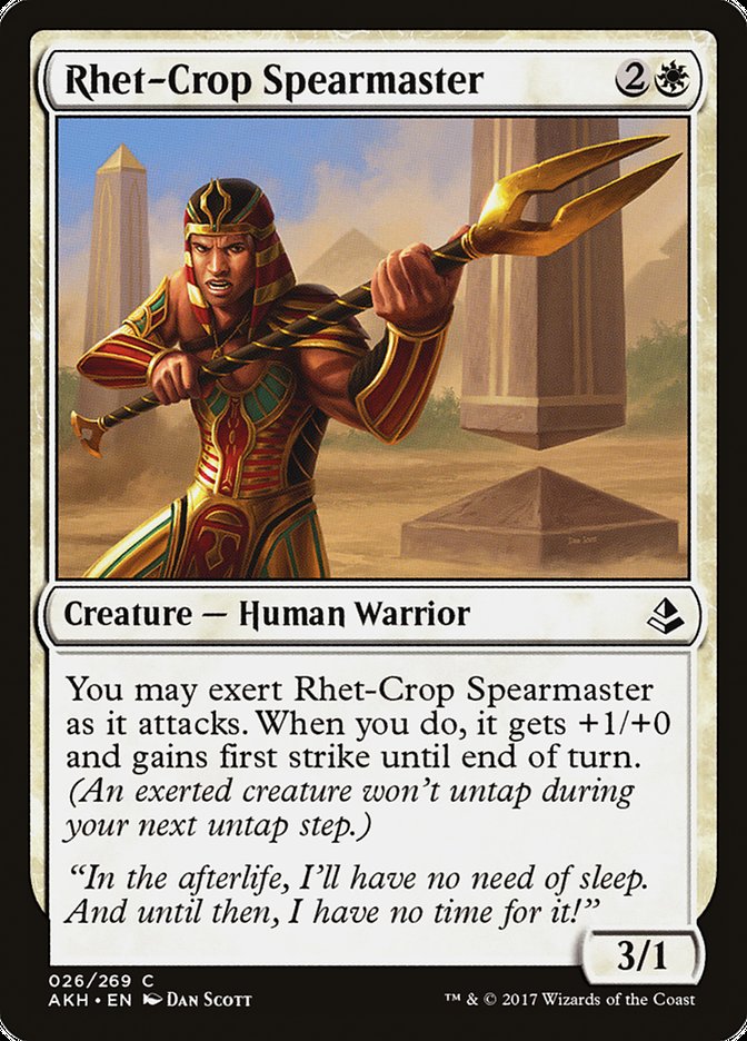 Rhet-Crop Spearmaster [Amonkhet] | Card Merchant Takapuna