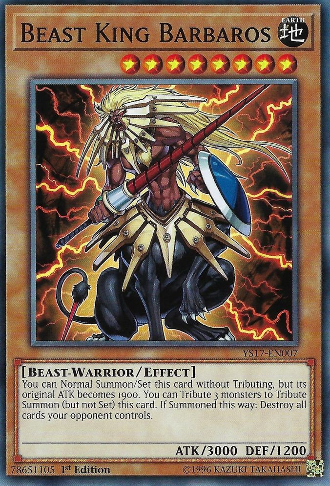 Beast King Barbaros [YS17-EN007] Common | Card Merchant Takapuna