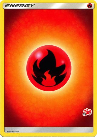 Fire Energy (Charizard Stamp #35) [Battle Academy 2020] | Card Merchant Takapuna