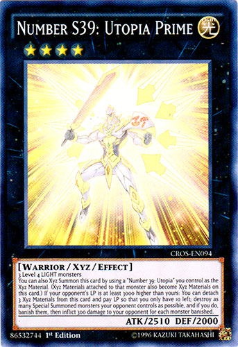 Number S39: Utopia Prime [CROS-EN094] Super Rare | Card Merchant Takapuna