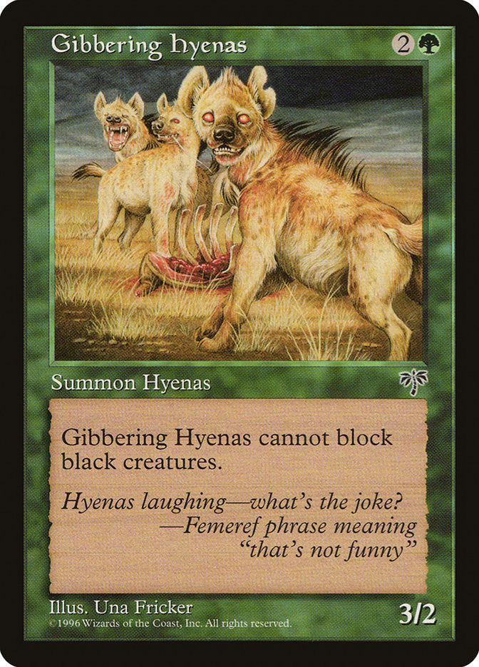 Gibbering Hyenas [Mirage] | Card Merchant Takapuna