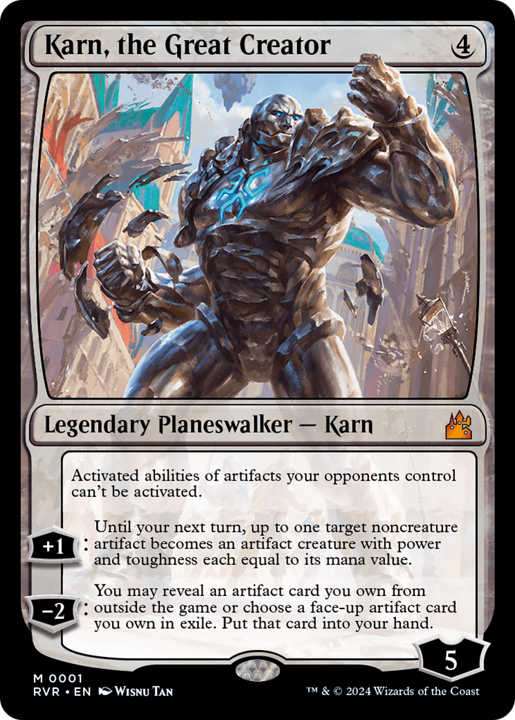 Karn, the Great Creator [Ravnica Remastered] | Card Merchant Takapuna