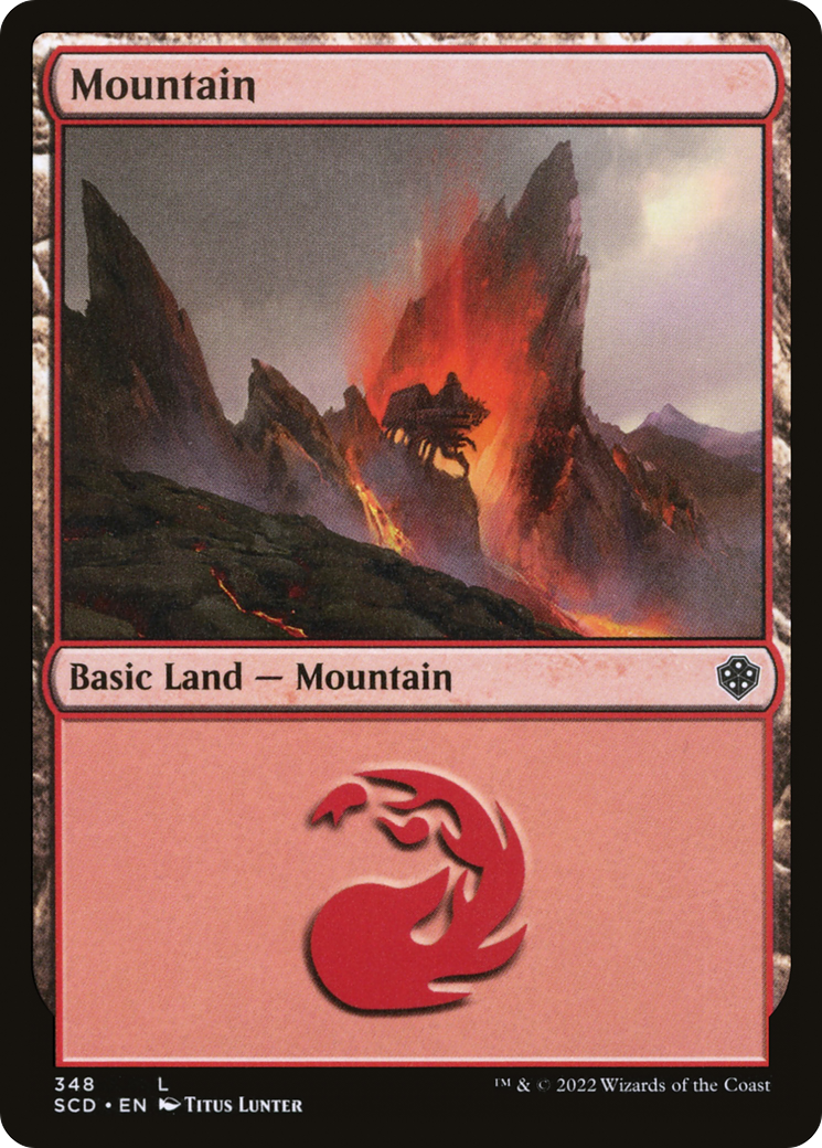 Mountain (348) [Starter Commander Decks] | Card Merchant Takapuna