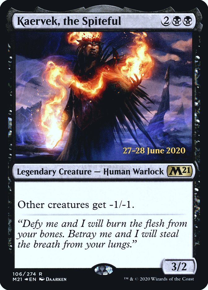 Kaervek, the Spiteful [Core Set 2021 Prerelease Promos] | Card Merchant Takapuna