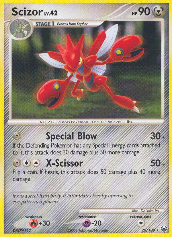 Scizor (29/100) [Diamond & Pearl: Majestic Dawn] | Card Merchant Takapuna