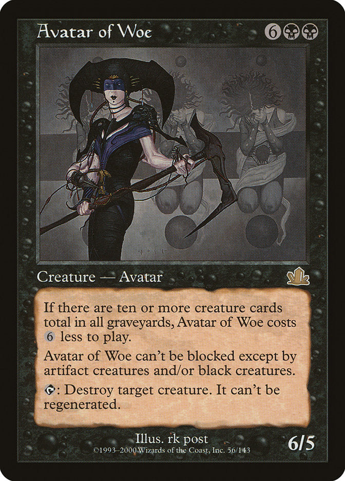 Avatar of Woe [Prophecy] | Card Merchant Takapuna