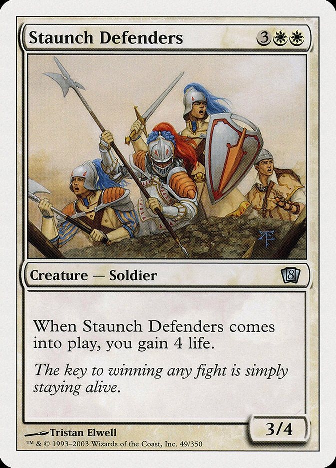 Staunch Defenders [Eighth Edition] | Card Merchant Takapuna