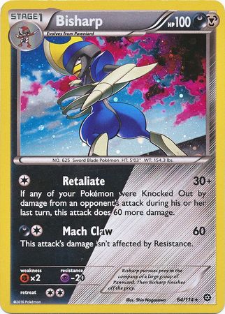 Bisharp (64/114) (Cosmos Holo) [XY: Steam Siege] | Card Merchant Takapuna