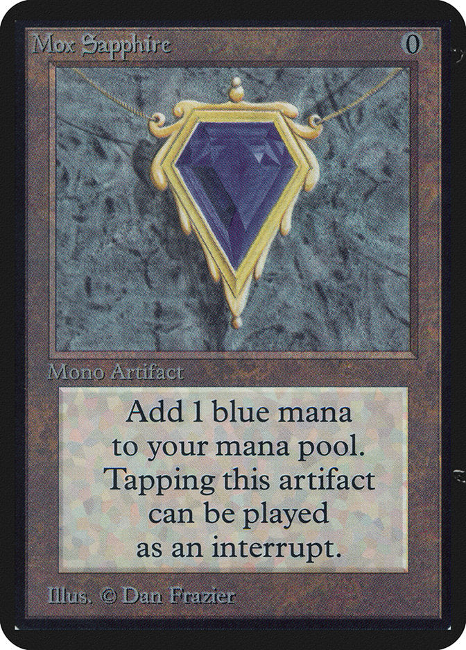 Mox Sapphire [Alpha Edition] | Card Merchant Takapuna