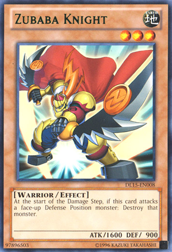 Zubaba Knight (Green) [DL15-EN008] Rare | Card Merchant Takapuna