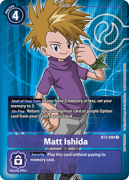 Matt Ishida [BT2-090] (Buy-A-Box Promo) [Release Special Booster Ver.1.0 Promos] | Card Merchant Takapuna